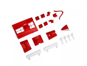 Freewing Ares 3D Red 90mm EDF Jet Plastic Parts Set